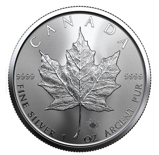 1 oz Canadian Silver Maple Leaf (Year Varies)