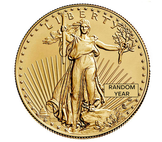 1 ounce uncirculated American Gold Eagle coin 2023