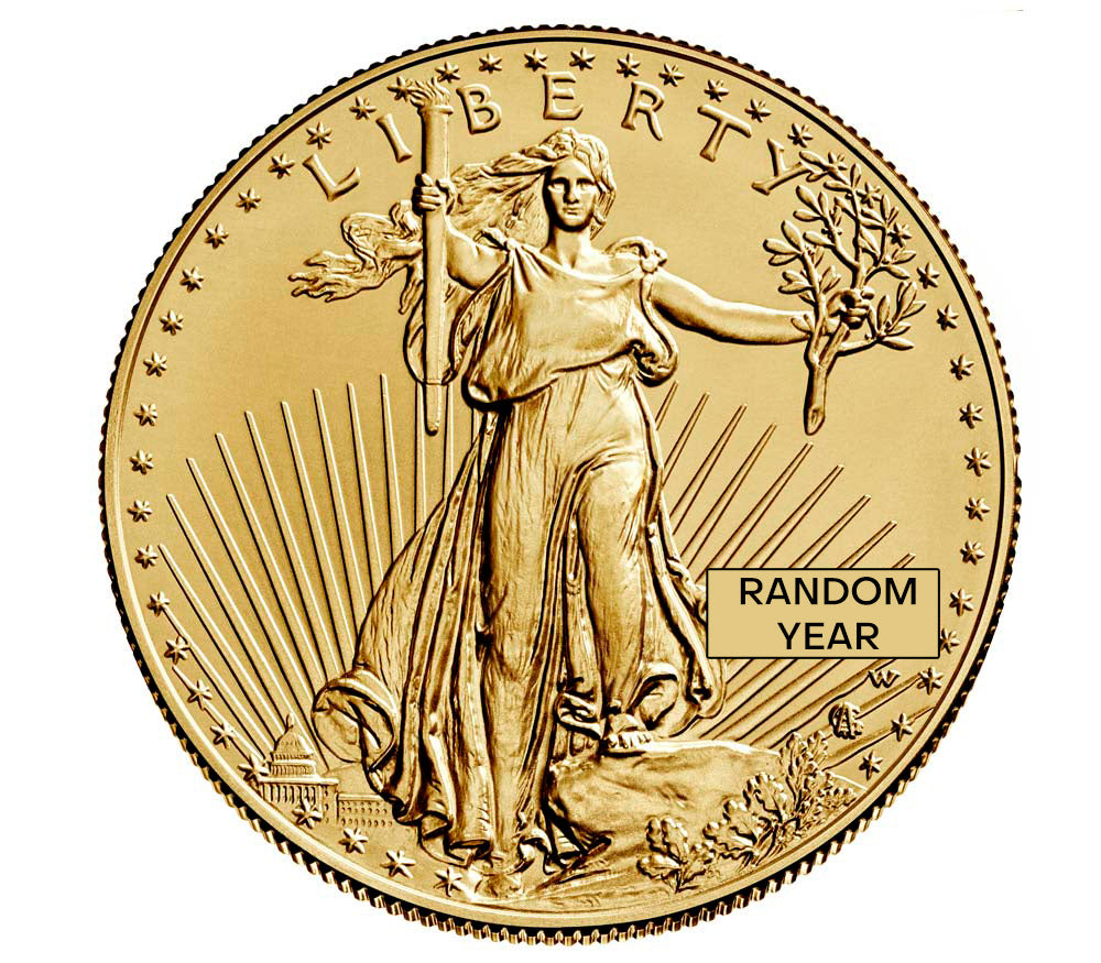 quarter oz of gold coin american gold eagle uncirculated bullion 