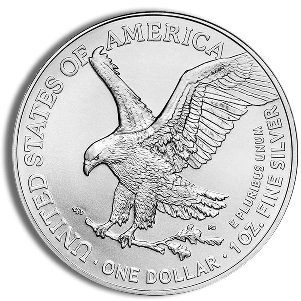 1 oz silver American Eagle coin new 2025 not circulated