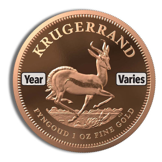1 oz South Africa Gold Krugerrand (Year Varies)