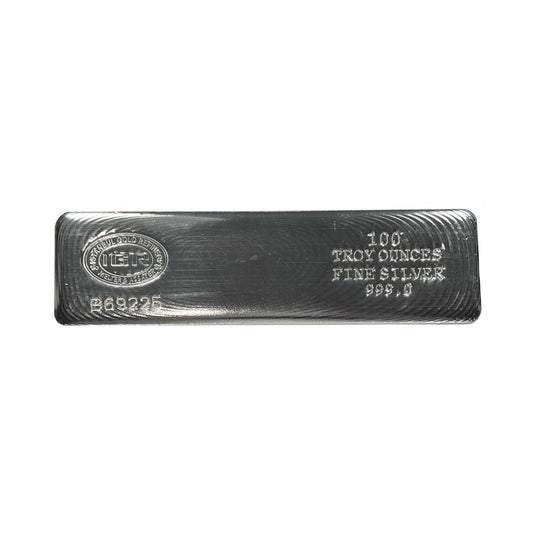 100oz IGR Silver Bar - Instanbul Gold Refinery