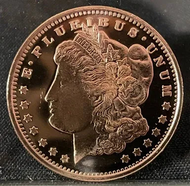1oz Copper Round - Morgan Design