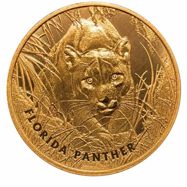 1oz Copper Round - Florida Panther