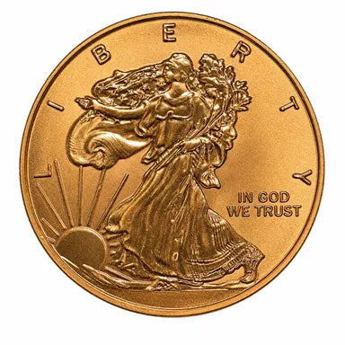 1oz Copper Round - Walking Liberty Reverse Proof