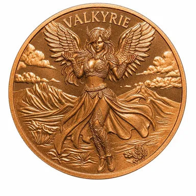 1oz Copper Round - VALKYRIE