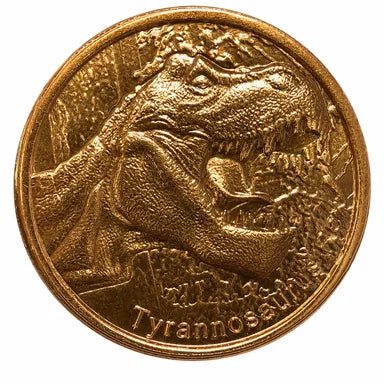 1oz Copper Round - T-Rex Design
