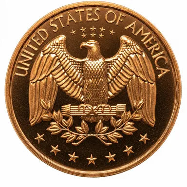 1oz Copper Round - Washington Quarter Reverse Design
