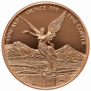 1oz Copper Round - Libertad Design