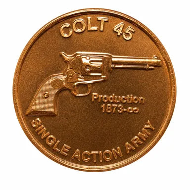 1oz Copper Round - Colt 45 Design