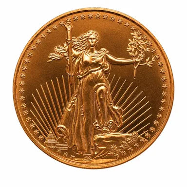 1oz Copper Round - St. Gaudens Design