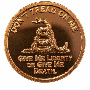 1oz Copper Round - Don't Tread On Me