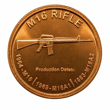 1oz Copper Round - M16 Design