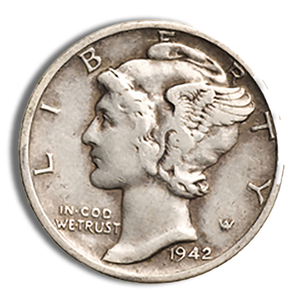$5 Face Value Roll - Mercury Dimes