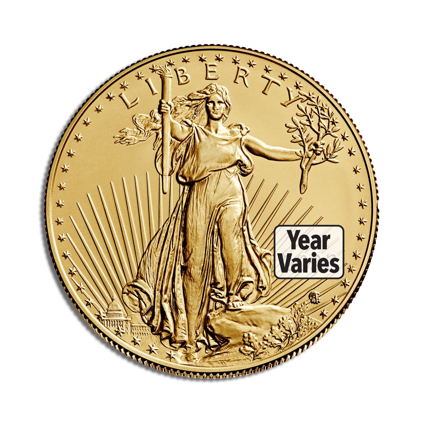 1/10oz American Gold Eagle - Random Year - BU