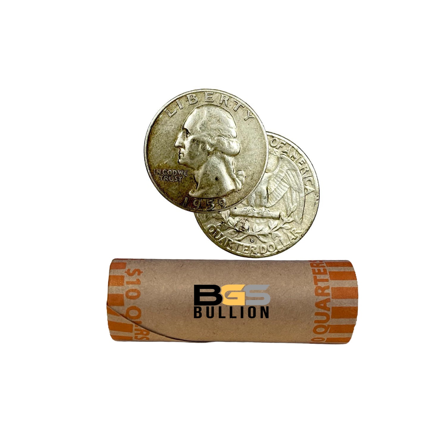 $10 Face Value Roll - Washington Quarters